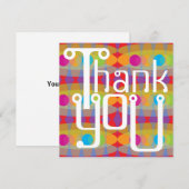 Dank aan de Kaart van de jaren 80 (Voorkant / Achterkant)