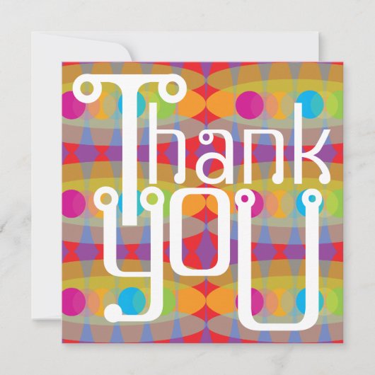 Dank aan de Kaart van de jaren 80 (Voorkant)