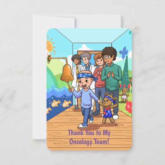 Dank aan mijn Oncology Team Note Kaart (Voorkant)