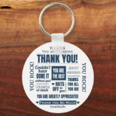 Dank Appreciatie Heren Sleutelhanger (Voorkant)