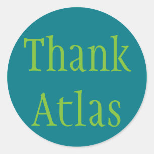 Dank Atlas Ronde Sticker