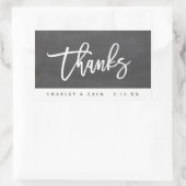 Dank Chalkboard Mini Wijn Mini Champagne Etiket (Tas)