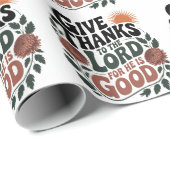 Dank - Christelijk Cadeaupapier (Rol Hoek)