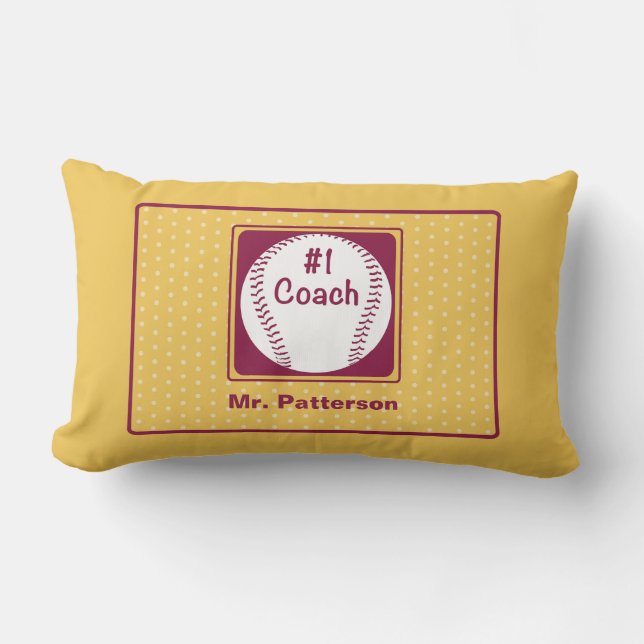 Dank Coach, Dank Nummer 1 Kussen (Voorkant)
