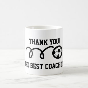 Dank coach voetbal koffiemok