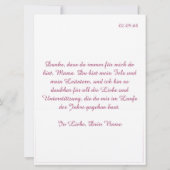 Dank dat je bestaat, Moederdag, Moeder & Kind (Achterkant)