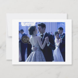 Dank dat u gekomen bent briefkaart