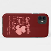 Dank de Heer Case-Mate iPhone Hoesje (Achterkant (horizontaal))