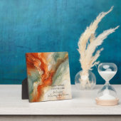DANK DE HERE |Kerstgeschenk van dankbaarheid Fotoplaat (Insitu)
