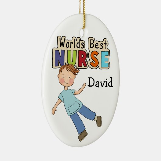 Dank een verpleegster - SRF Keramisch Ornament (Rechts)