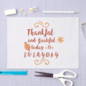 dank en dank aan de Thanksgiving Tissuepapier (Craft)