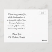 Dank je | Angel Wings Foto Briefkaart (Achterkant)