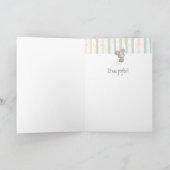 Dank je Baby Cadeau Leuk Muis Dier Kaart (Binnen)