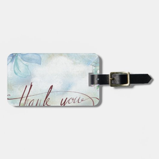 Dank je bagagelabel (Voorkant horizontaal)