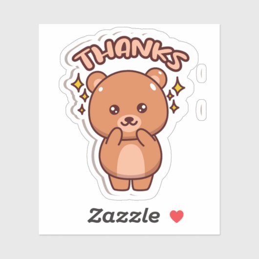 Dank je, Beer Sticker (Vel)