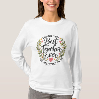Dank Je Beste Leraar Ooit T-shirt