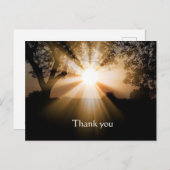 Dank je Bijbel Schriftuur Zonsopgang Brekende Land Briefkaart (Voorkant / Achterkant)