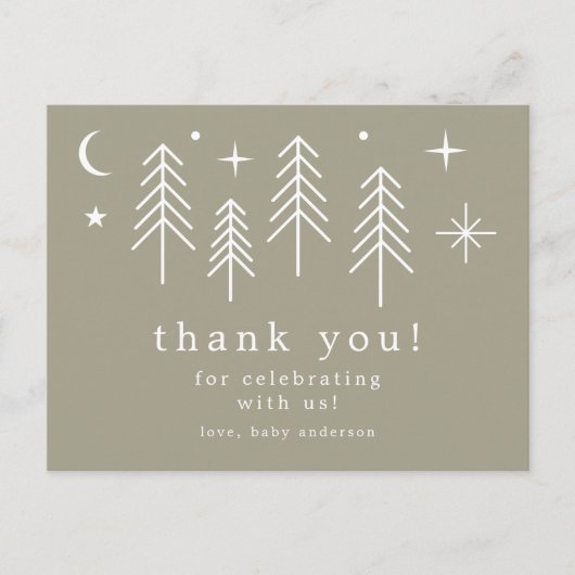 Dank je, blije kampeerder briefkaart (Voorkant)