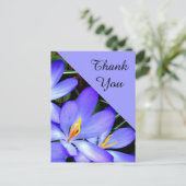 Dank je, bloemen briefkaart (Staand voorkant)