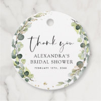 Dank je Bruiloft Bridal Shower Eucalyptus Groenele
