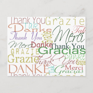 Dank je cadeautjes briefkaart