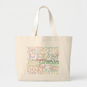 Dank je cadeautjes grote tote bag