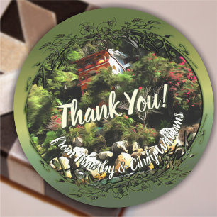 Dank je Casa Bonita 0759 Ronde Sticker