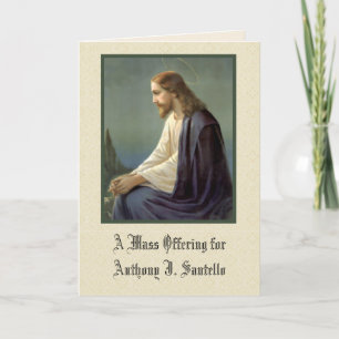 Dank je Condoleantie Medeleven Droevig Jezus Bedankkaart