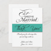 Dank je creditcard Eat, Drink, wees gehuwd met Tur Kaart (Voorkant / Achterkant)