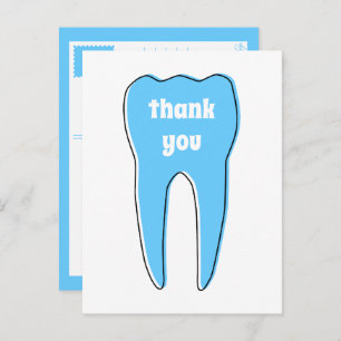 DANK JE DANK JE DANKTE Tand Briefkaart