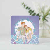 Dank je dat je altijd aan mijn zijde bent. (Koreaa Feestdagenkaart (Staand voorkant)