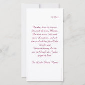 Dank je dat je bestaat, Moederdag, Moeder & Kind (Achterkant)