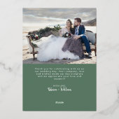 Dank je dat je echte Folie kaarten met envelop ver (Achterkant)