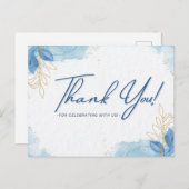 Dank je dat je met ons mee wilt vieren briefkaart (Voorkant / Achterkant)