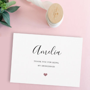 dank je dat je mijn bruidbruidbruinbruidster bent bedankkaart