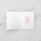 Dank je dat je mijn bruidsmeisje bent - Chocolade Bedankkaart (Binnen)