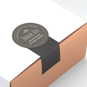 Dank Je Dat Je Mijn Kleine Bedrijf Steunt Ronde Sticker