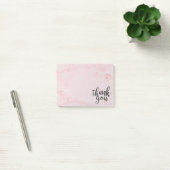 Dank Je Goud Liefde Hart Roze Marmer Post-it® Notes (Kantoor)