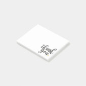 Dank je Gouden Hart Liefde Post-it® Notes (Schuin)
