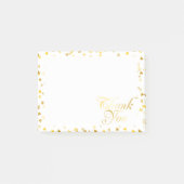 Dank Je Gouden Harten Post-it® Notes (Voorkant)