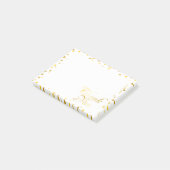 Dank Je Gouden Harten Post-it® Notes (Schuin)