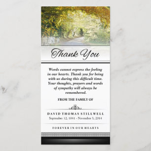 Dank Je Gouden Herfst Bomen Woorden Kunnen Niet Ui Bedankkaart