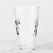 Dank je grootmoeder bruidegom of bruid paars glas (Links)