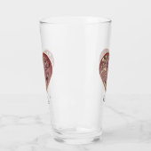 "Dank je" Hart Glas Cup (Links)