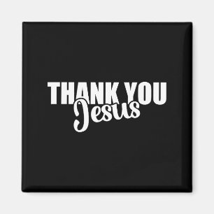 Dank Je Jezus Op geloof gebaseerde christelijke Bi Magneet