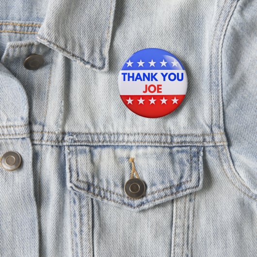 Dank je Joe Biden Ronde Button 5,7 Cm (In situ)