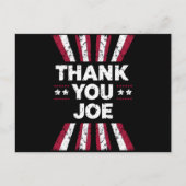 Dank je Joe president Biden Briefkaart (Voorkant)