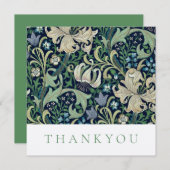 DANK JE KAART : WILLIAM MORRIS : HONEYSUCKLE (Voorkant / Achterkant)