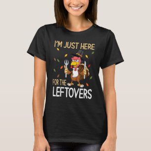 Dank je kalkoen pelgrim chef ik ben hier alleen vo t-shirt