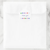 Dank je, Kerstbal Stickers (Tas)